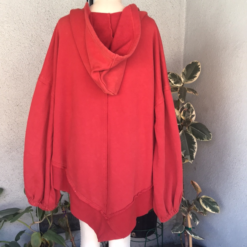 POL Rust Hoodie with White Accents - Picture 7 of 15